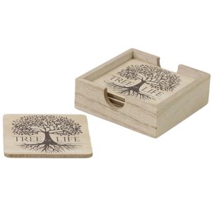TREE OF LIFE DESIGN COASTER SET 6 PIECES