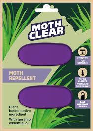 CLEAR CLOTHES MOTH REPELLENT Pack Of 2