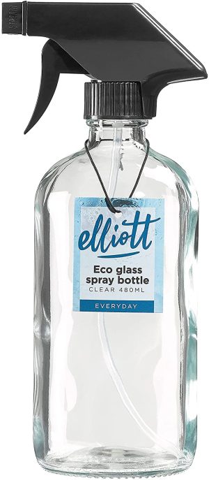 ELLIOT GLASS SPRAY BOTTLE CLEAR 480ML