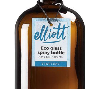 ELLIOT GLASS SPRAY BOTTLE BROWN 480ML