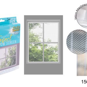 BELLO EASY FIT INSECT WINDOW SCREEN 150CM X 130CM