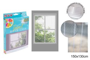 BELLO EASY FIT INSECT WINDOW SCREEN 150CM X 130CM