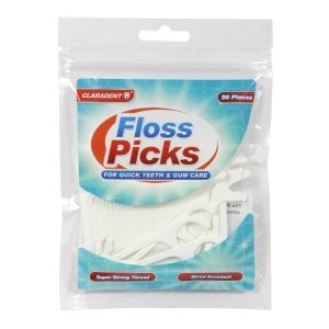 CLARADENT DENTAL FLOSS PICK Pack Of 50