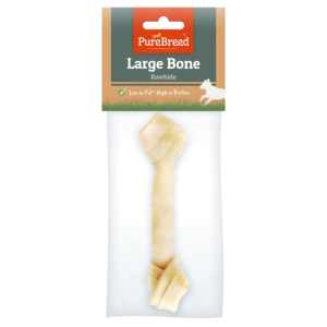 PURE BREED RAWHIDE LARGE BONE