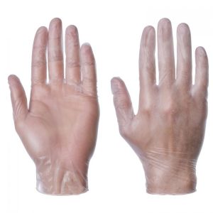 SUPERTOUCH POWDER FREE CLEAR VINYL GLOVES Pack Of 100 - EXTRA LARGE