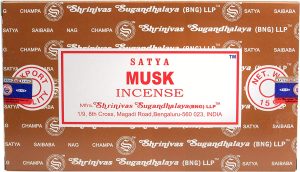 Pack Of 12 SATYA MUSK INCENSE STICKS 15G