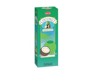 Pack Of 6 HEM COCONUT INCENSE STICKS Pack Of 20