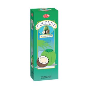 Pack Of 6 HEM COCONUT INCENSE STICKS Pack Of 20