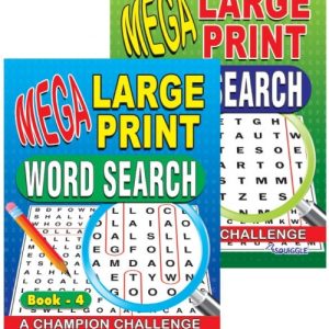 MEGA LARGE PRINT WORD SEARCH BOOK 3 & 4