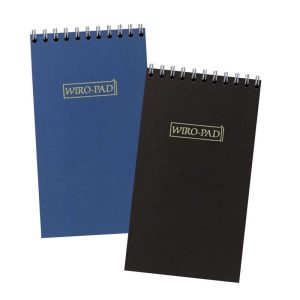 JUST STATIONERY WIRO NOTEPAD 70 X 128MM
