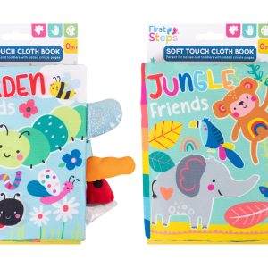 FIRST STEPS SOFT TOUCH CLOTH BABY LEARNING BOOK