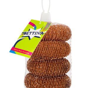 BETTINA COPPER STEEL SCOURERS Pack Of 3