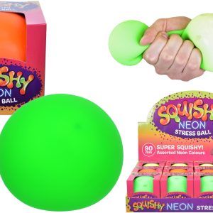 90MM SQUISHY NEON STRESS BALL