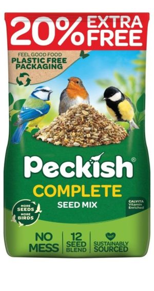 PECKISH COMPLETE SEED MIX 1.7KG X 20% EXTRA FREE