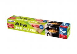 SEALAPACK DISPOSABLE AIR FRYER LINER ROLL 25CM X 5M