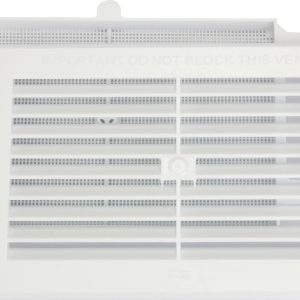 MAP PLASTIC LOUVRE VENT WITH REMOVABLE FLY SCREEN 9 INCH X 6 INCH