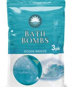 ELYSIUM SPA BATH BOMBS OCEAN BREEZE 50G Pack Of 3
