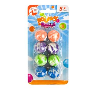 RED DEER TOYS BOUNCIG BALLS 27MM Pack Of 8