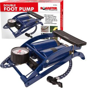 ROADSTER DOUBLE CYLINDER FOOT PUMP