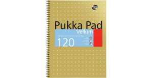 PUKKA PAD A4 VELLUM NOTEPAD 80GSM 120 PAGES