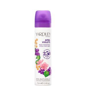 YARDLEY APRIL VIOLETS BODY SPRAY 75 ML - Pack Of 6