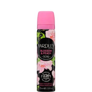 YARDLEY BLOSSOM AND PEACH BODY SPRAY 75ML Pack Of 6