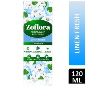 ZOFLORA CONCENTRATED DISINFECTANT LINEN FRESH 120ML