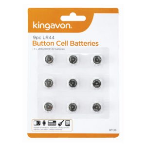 KINGAVON LR44 BUTTON CELL BATTERIES Pack Of 8