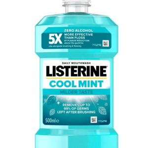 LISTERINE ZERO MILD MINT MOUTHWASH 500ML