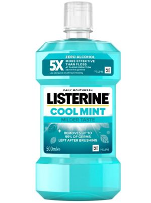 LISTERINE ZERO MILD MINT MOUTHWASH 500ML