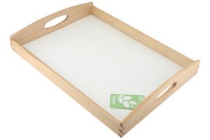 APOLLO TRAY WITH WHITE BASE 40X30CM