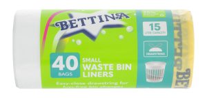 BETTINA LEMON SCENTED SWING BIN LINERS 15LTR Pack Of 40