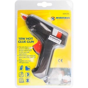 MARKSMAN ELECTRIC HOT GLUE GUN 10W WITH 2 STICKS