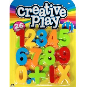 CREATIVE PLAY MAGNETIC LETTERS & NUMBERS Pack Of 26