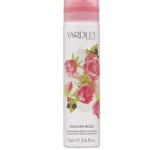 YARDLEY ENGLISH ROSE BODY SPRAY 75ML - Pack Of 6