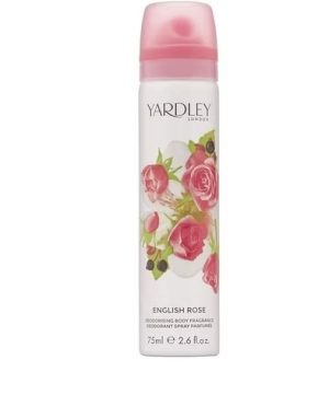 YARDLEY ENGLISH ROSE BODY SPRAY 75ML - Pack Of 6