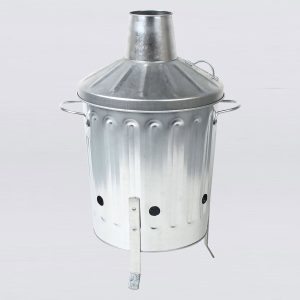 HAREWOOD GALVANIZED MINI METAL INCINERATOR 15LTR
