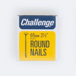 CHALLENGE BRIGHT ROUND WIRE NAILS 65MM 225G