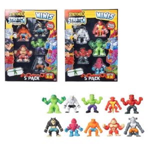 STRETCHERZ STRETCH SQUAD ASSORTED MINI TOYS Pack Of 5
