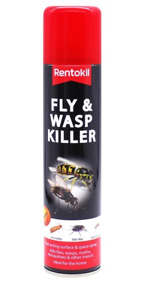 RENTOKIL FLY & WASP KILLER SPRAY 600 ML