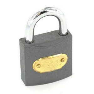 SECURIT S1123 TRICIRCLE IRON PADLOCK BRASS CYLINDER 63MM