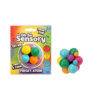 OH SO SENSORY MULTI COLOURED FIDGET ATOM TOY