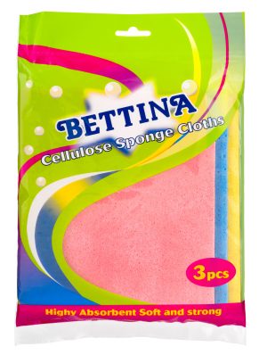 BETTINA CELLULOSE SPONGE CLOTHS Pack Of 5