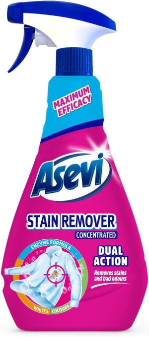 ASEVI DUAL ACTION STAIN REMOVER CONCENTRATED SPRAY 720ML