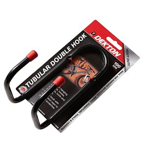 DEKTON MULTI PURPOSE METAL TUBULAR DOUBLE HOOK 100MM