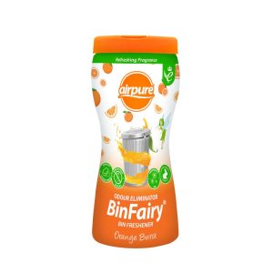 AIRPURE BIN FAIRY FRESHENER ODOUR ELIMINATOR ORANGE BURST 500GM