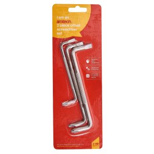 AMTECH 3PCS OFFSET SCREWDRIVER SET