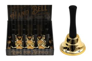 CLASSIC HAND BELL GOLD 12 X 6.5 CM