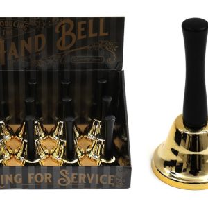 CLASSIC HAND BELL GOLD 12 X 6.5 CM