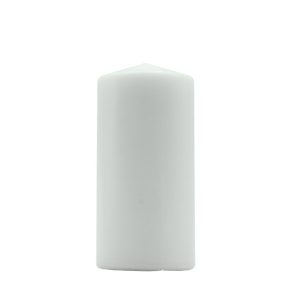 WHITE PILLAR CANDLE 150 X 70MM